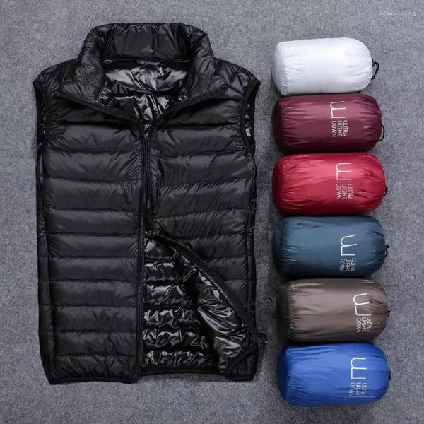 Gilet da uomo 2023 Giacche casual in cotone autunno e inverno Versione coreana Cerniera solida Trend Wear Gilet Cappotti spalla calda Ragazzo B01