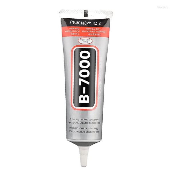 Caixas de armazenamento B-7000 Cola de joias para reparo de tela de telefone Nail Art de madeira (110 ml/3,7 onças)