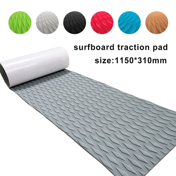 Acessórios de caiaque 115 31cm EVA Foam Surfboard Traction Pads Antiderrapante Diamond Grip Mat Folha aparável para RV Yacht Pool Skateboard Skimboar 230720