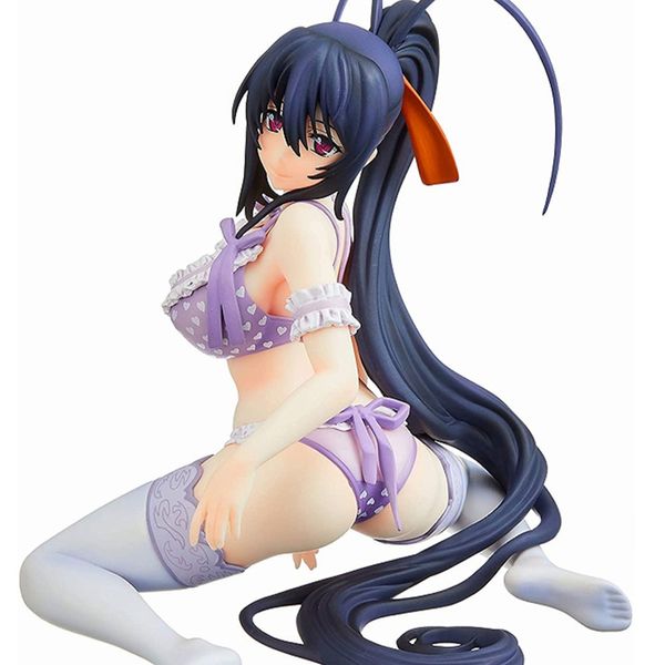 Anime Manga High School DxD Anime Figuren Himejima Akeno Dessous Soft Chest Ver. PVC Action Figur Erwachsene Sammlung Modell Spielzeug Puppe Geschenk