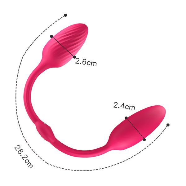 10 modalità Silicone G Spot Vibratore Uovo Clitoride Massaggio Stimolazione anale Giocattoli sessuali per donne Masturbazione Giochi per adulti Controllo wireless FXVW 8L8I