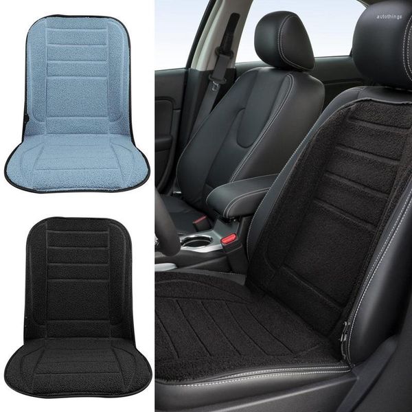 Araba koltuğu Isıtma Kapağı Sıcak Isıtmalı Yastık Durdurmaya Dayanıklı Konfor Anti Slip Backrest Sedanlar için Hızlı Sensör