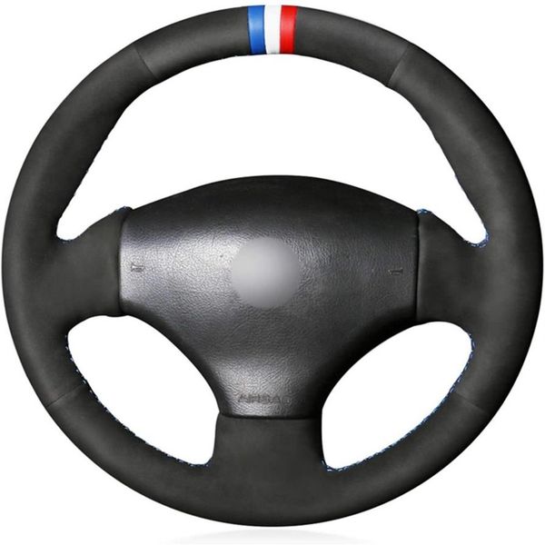 Coprivolante per auto fai-da-te accessori interni cuciti a mano per Peugeot 206 1998-2005 206 SW 2003-2005 206 CC 2004 2005253u