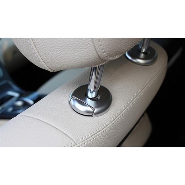 Кнопка настройки подушки для головки автомобиля Chrome ABS для Mercedes Benz C Class W205 GLC X253 CAR Styling241O
