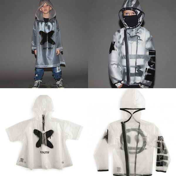 Ins2020 Autunno Nununu Bambini Trasparente Impermeabile per bambini impermeabile vestiti del ragazzo abbigliamento per bambini LJ201120303C