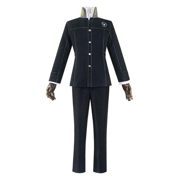 Shin Megami Tensei Persona 4 Yasogami Yu Narukami Cosplay Costume Adulto Uomini Boy School Uniform Costume209r