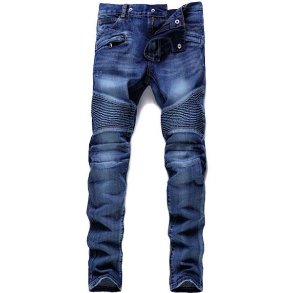 Jeans Rock Renaissance Jeans The United States Street Style Boys Hole Embroidered Jeans Designer Men Women Fashion289n