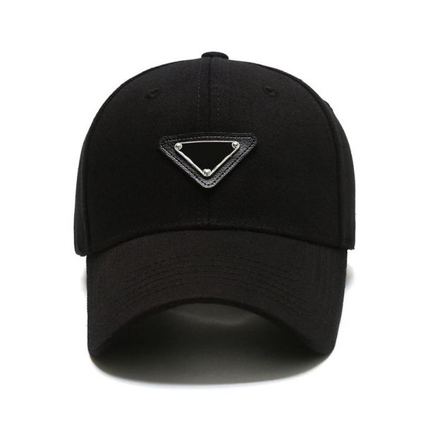 Gorras de béisbol gorras de diseñador gorra de béisbol primavera otoño verano gorra de algodón ajustable sombrilla para hombres salida casual negro rosa blanco sombrero con diseño geométrico de letras