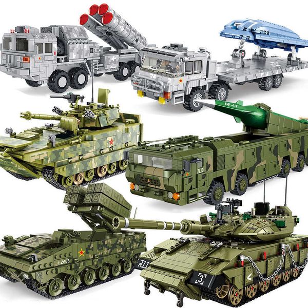 Blöcke Kompatible Ziegel Militär Panzer Panzer Merkava Leopard Raketen Auto Bausteine Deutsche Armee Welt Jungen Spielzeug Geschenk