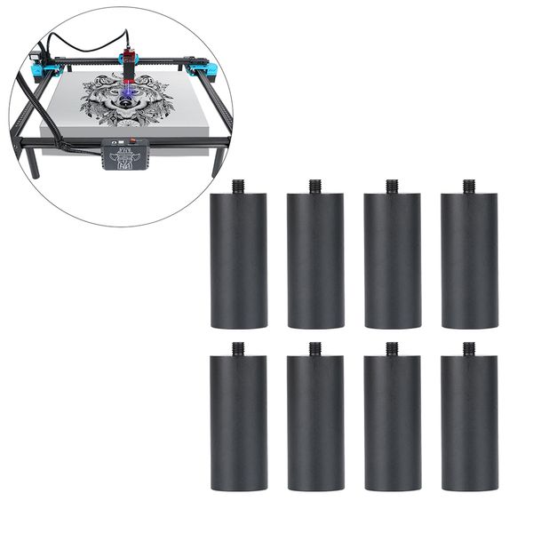 Die um 100 mm erhöhte Hilfssäule der Lasergravurmaschine ist für das Y-Achsen-Rotationsmodul TTS-55 TT-5.5S geeignet