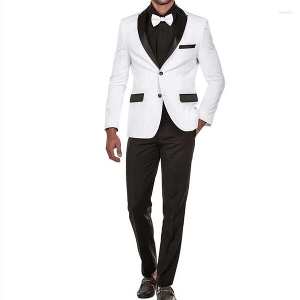 Costumes pour hommes 2 pièces (veste pantalon) 2023 élégant deux boutons loisirs formel affaires mariage marié bal Traje Novio