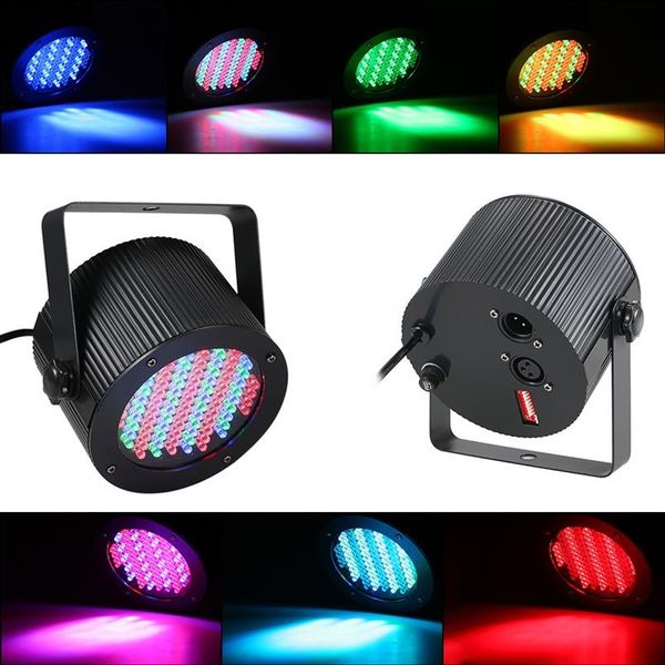 LED PAR Effect Light 25W 86 LEDs RGB DMX Projetor de Iluminação Ativado por Voz Luzes de DJ Luzes Estroboscópicas de Palco Lâmpada de Discoteca2170