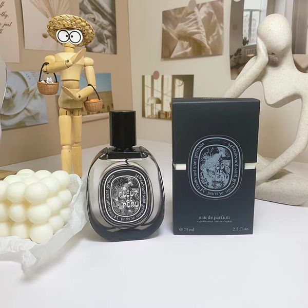 Nötr parfüm için lüks marka parfümleri Fleur de Peau Sprey Hediye Kutusu 75ml Orpheon Eau De Parfum Woody Chypre Notlar ve Hızlı Posta