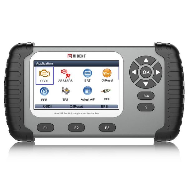 VIDENT iAuto702 Pro 702Pro Autodiagnosetool mit Sonderfunktionen EPB BRT Öllicht-Reset TPS TPMS IMMO DPF2888