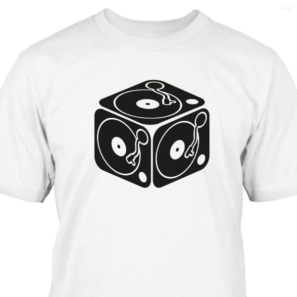 Herren T-Shirts 2023 Fashion Turntable Cube T-Shirt Design