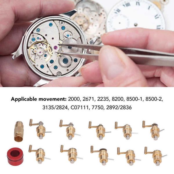 Uhrenarmbänder Uhr Hauptfeder Winder Set Messing Uhr Reparatur Werkzeug Armbanduhr Reparatur Zubehör Kit DIY Uhrmacher Werkzeuge 230719
