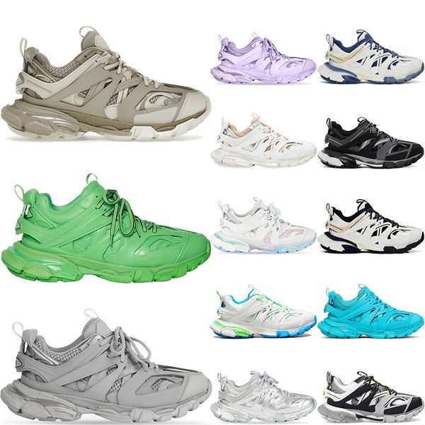 BaIenciaga Track 3 3.0 Herren Damen Designerschuhe Triple S Tess.s. Gomma-Leder-Nylon-bedruckte Plateau-Sneakers, dreifach, weiß, schwarz, rosa, blau, Luxusmarken-Sneakers