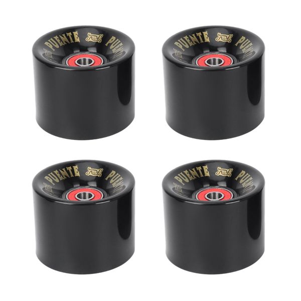 Спортивные перчатки Puente 4pcs Set Cruiser Skateboard Wheels PU Длинная доска с Abec 9 подшипников 230720