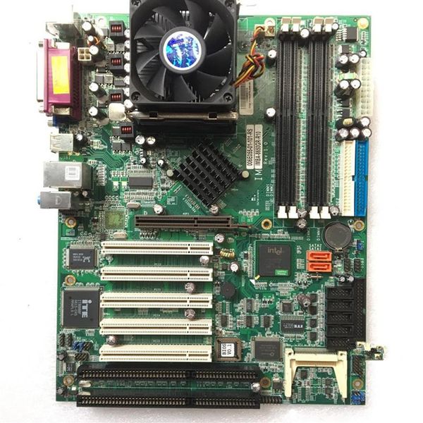 100 % OK Original IPC Mainboard IMBA-8650GR-R10 Rev1 0 865 Industrie-Motherboard mit CPU RAM VGA 5 PCI LAN 2 ISA IPC Board300q