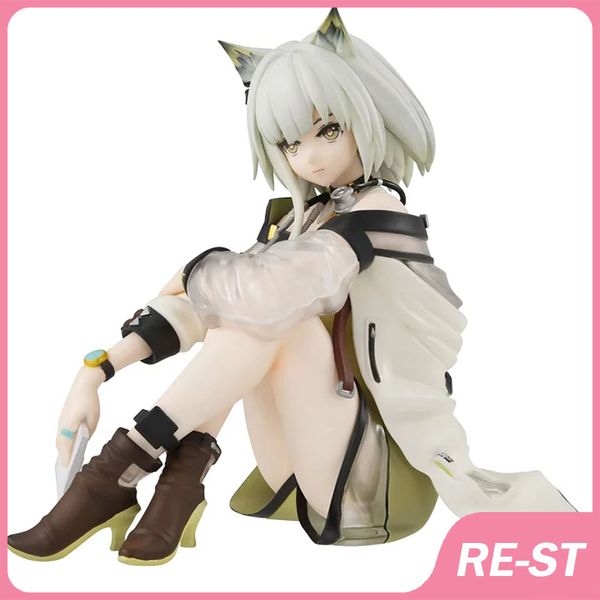 Anime Manga Beliebte Animationsspiele Arknights Anime-Figuren Kal'tsit Noodle Stopper Ver. PVC Action Figur Desktop Home Decor Modell Spielzeug