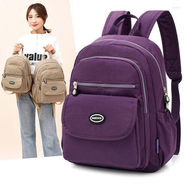 Школьные сумки 2023 для девочки -подростка Mochila feminina Женщины рюкзак водонепроницаемый нейлоновый багпак рюкзаки рюкзаки Sac a dos femme