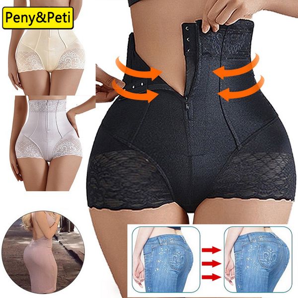 Shapers da donna Mutandine femminili sexy Modellazione Cinturino in pizzo a vita alta Corsetto dimagrante Shapewear Donne Riduzione e modellatura Guaina pancia 230719