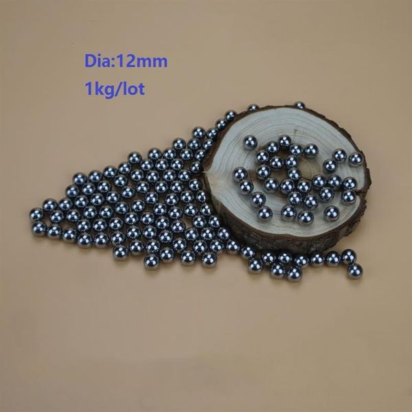 1kg lote cerca de 140pcs bola de aço Diâmetro 12mm bolas de aço de alto carbono rolamento precisão G100275D