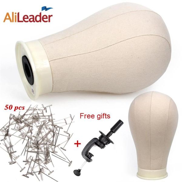 Alileader Leinwand Block Poly Kopf Perücke Machen Kopf Schuss Perücke Display Styling Mannequin Manikin Trockner 21 22 23 24qu273g