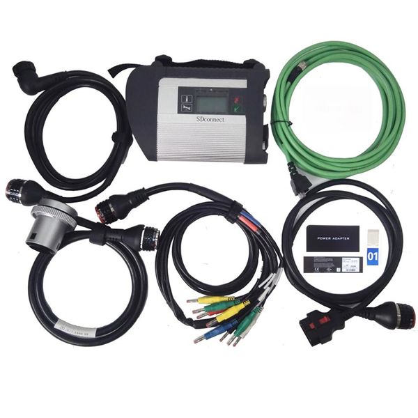 MB Star C4 com 5 cabos SDconnect Diagnostic Multiplexer Support for Benz Cars and Trucks in stock2835