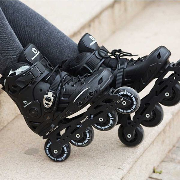 Pattini a rotelle in linea 4 ruote Quad Kick Roller Skates Scarpe per adulti Bambini Pattini da donna Scarpe da pattinaggio Inline Man Roller Skate Shoes Patins HKD230720