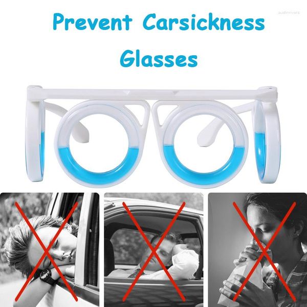 Sonnenbrillenrahmen, Anti-Krankheits-Brille, abnehmbare Reise-Anti-Übelkeits-Brille für Erwachsene, Kinder, Autos, Schiffe und Flugzeuge, 3D-Vertigo