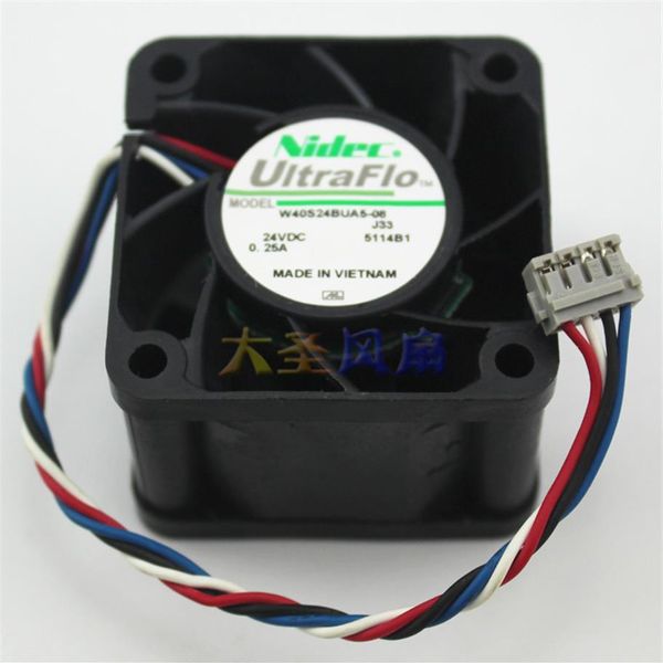 Originale nidec W40S24BUA5-08 0 25A 24V 40 40 28mm inverter ventola di raffreddamento278W