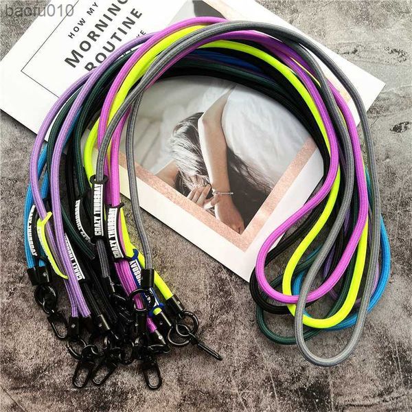 Ремешки для мобильного телефона Crossbody Lanyard Клавиатура удлинители Lanyards Lanyards держатель значков роскошные аксессуары мобильного телефона обновлять ремешок L230619