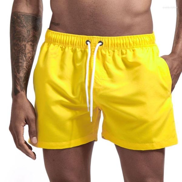 Männer Shorts Männer Tasche Strand Hose Männliche Kurze Hosen Mode Herren Sommer Fitness Quick Dry Bademode Laufende Breechcloth Böden