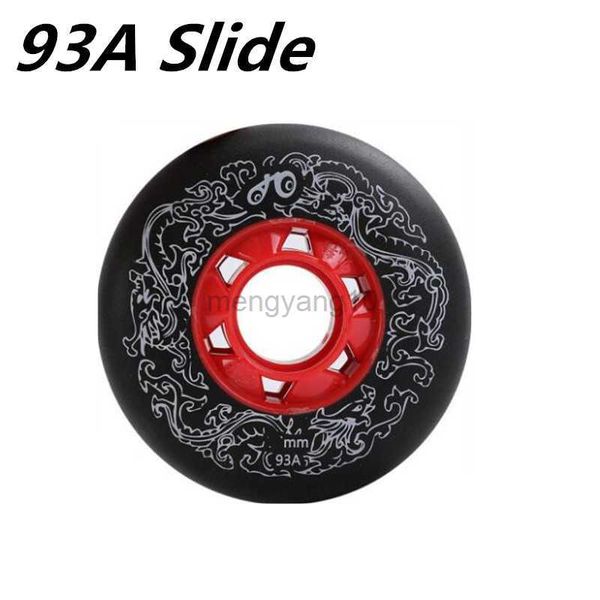 Inline-Rollschuhe 93A 89A 88A Dragon Slide Skating-Rad für SEBA-Rollschuhe Rad grün weiß rot lila 72 mm 76 mm 80 mm Driftreifen Bremsschaltung HKD230720