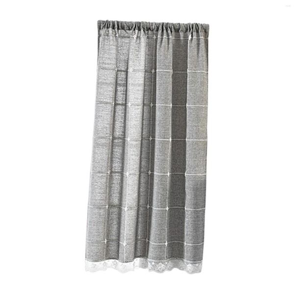 Cortinas de bolso de haste de moda 100 cm x 130 cm painéis de decoração cortinas de privacidade translúcidas janela para sala de estar cozinha