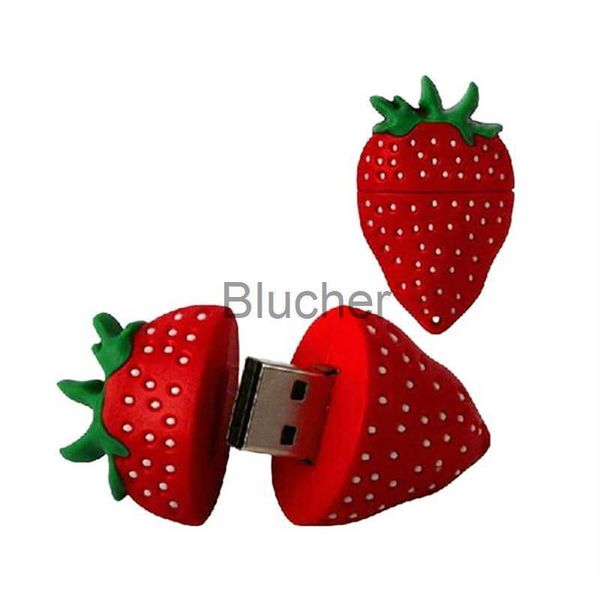 Карты памяти USB Stick Strawberry Fruit Drive USB Flash Drive Relate 4G 8G 16G 32G 64GB Pendrive Flash U USB USB 20 памяти милый GIF X0720