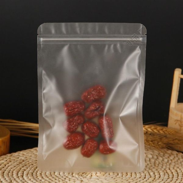 100pcs Mini Clear Zip lock Baggies Sacchetti per imballaggio in plastica piccola borsa con cerniera in plastica a chiusura lampo Sacchetti per imballaggio Kichen Supplies208R