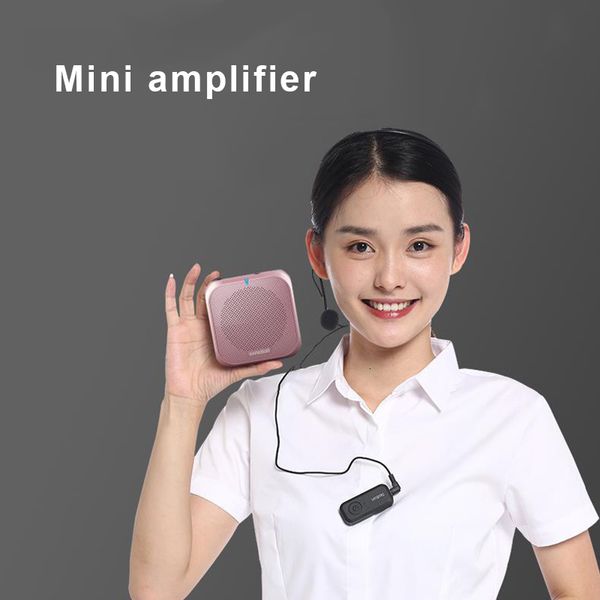 Altre elettroniche Rolton K400 Amplificatore vocale portatile Amplificatore megafono con microfono cablato Altoparlante Radio FM MP3 Formazione per insegnanti 230801