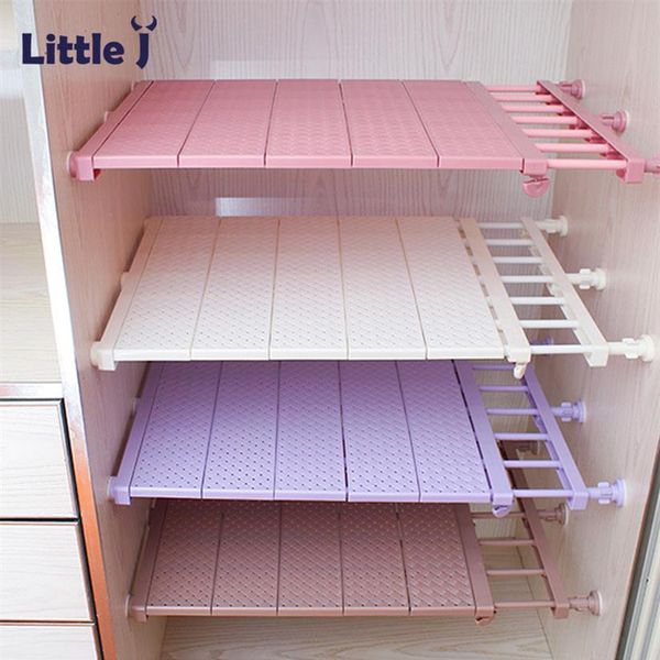 Einstellbare Closet Organizer DIY Kleiderschrank platzsparende Rack Schuh Racks Wand Küche Lagerung Rack Badezimmer Organizer Regal T226A