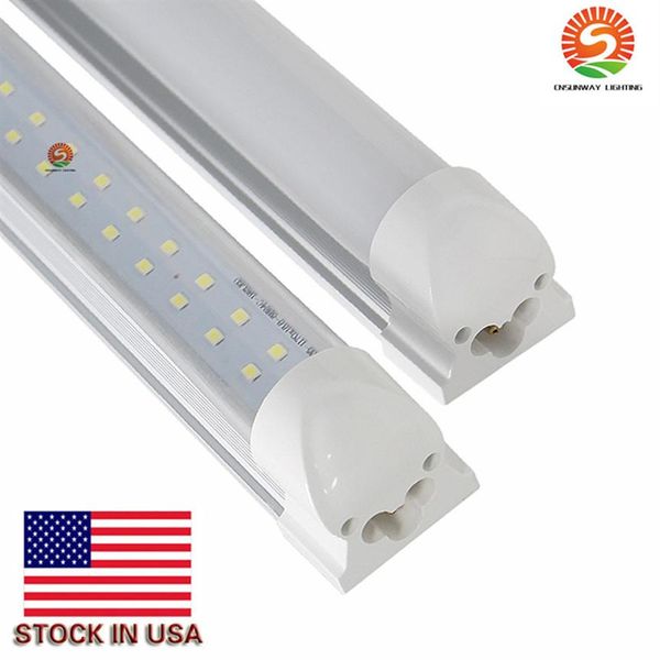 Tubo de led de 6 pés t8 de 25 unidades Tubos de luz de led de dois lados Tubos de led de 6 pés integrados 42 w para armazém no porão barn305k