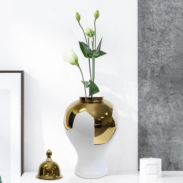 Lagerung Flaschen Ingwer Glas Mit Deckel Handwerk Display Blumentopf Vase Tee Für Arbeitsplatte Dekoration Sammlung Hause Schlafzimmer