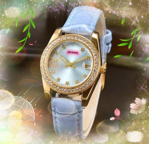 Бизнес -тренд Highend Small Watch Women Star Bee Diamonds Rings Clock Изованные кожа