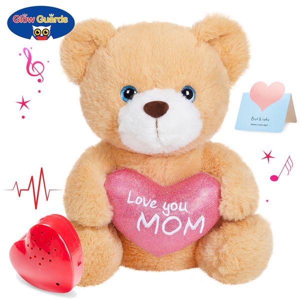 Плюшевые кукол светящиеся охранники любят медвежьи игрушечные звуковые подушка, чтобы передать романтический подарка на день рождения романтической куклы для девочек 230719