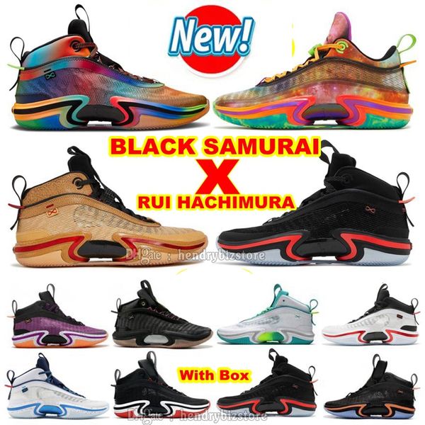 Samurai Preto Rui Hachimura Tênis de Basquete Infravermelho Equipe Masculina Feminina Psychic Celtics Verde Luka Doncic Laser Jayson First Light Hyper Viole Tênis Sapato Com Caixa