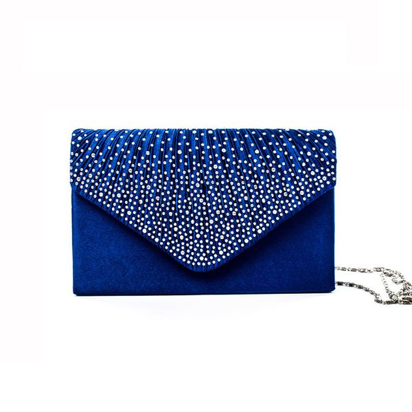 Bolsas para noite Azul Prata Vermelho Laranja Multicolor Moda Feminina Bolsa Clutch com Strass Senhoras Acessórios para Vestido de Festa de Casamento 230720