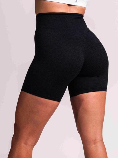 Damen-Shorts, Sommer, weich, Baumwolle, Elastan, individuell, hochelastisch, Yoga-Strumpfhose, Biker, Fitnessstudio, Fitness, Damen