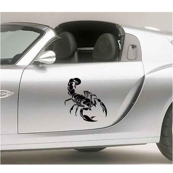 Adesivi per auto Decalcomanie Scorpion Cappuccio Graffi Copertura Paraurti posteriore anteriore Graffi pellicole2409