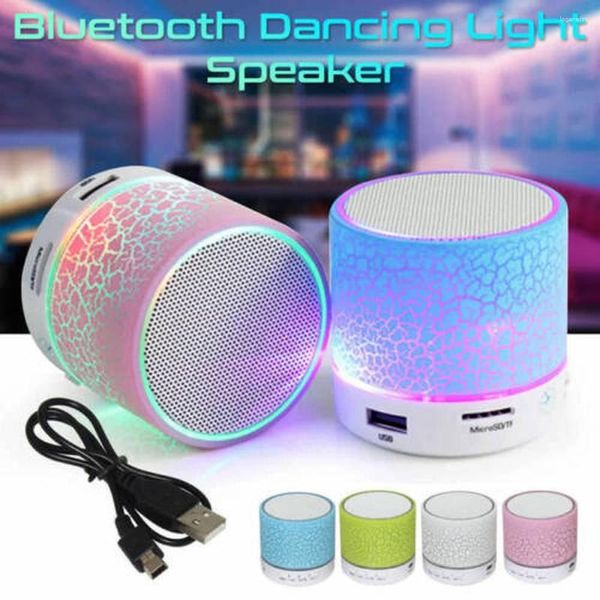 Gamecontroller Mini-Bluetooth-Lautsprecher Tragbarer kabelloser Lautsprecher Buntes LED-Licht USB-Subwoofer-Unterstützung FM-Radio/U-Disk/TF-Karte