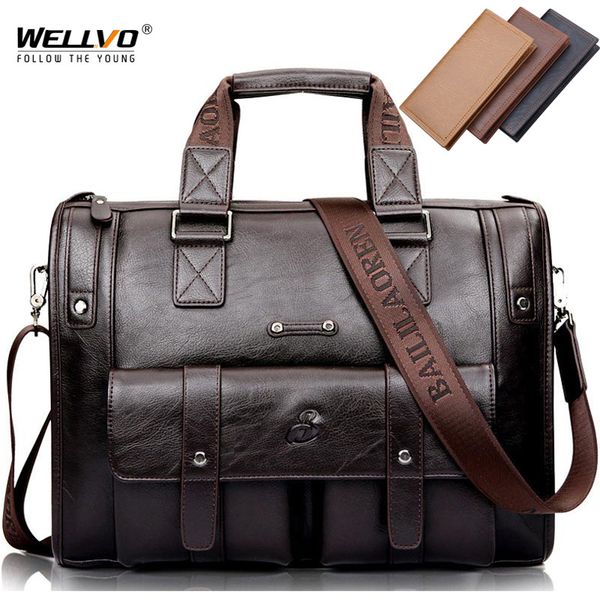 Aktentaschen Herren Leder Schwarz Aktentasche Business Handtasche Messenger Bags Männlich Vintage Umhängetasche Herren Große Laptop Reisetaschen XA177ZC 230719